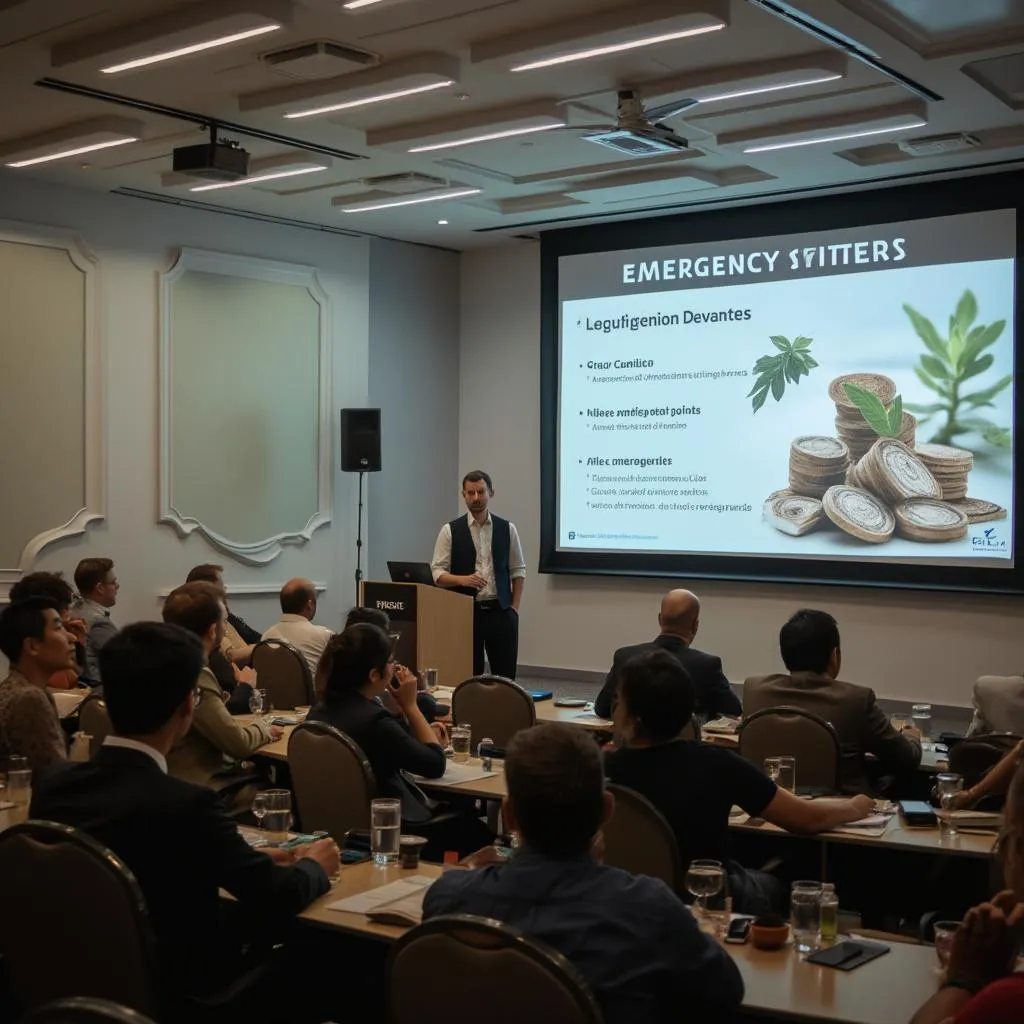 Palestra sobre educação financeira no Rio de Janeiro